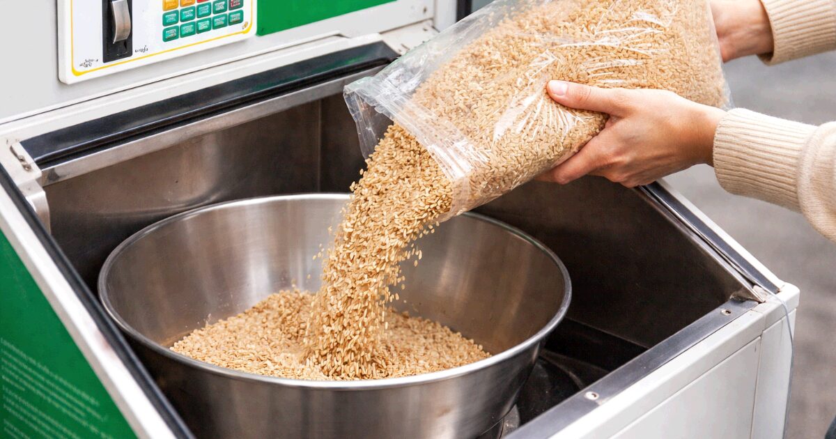 コイン精米機 再精米