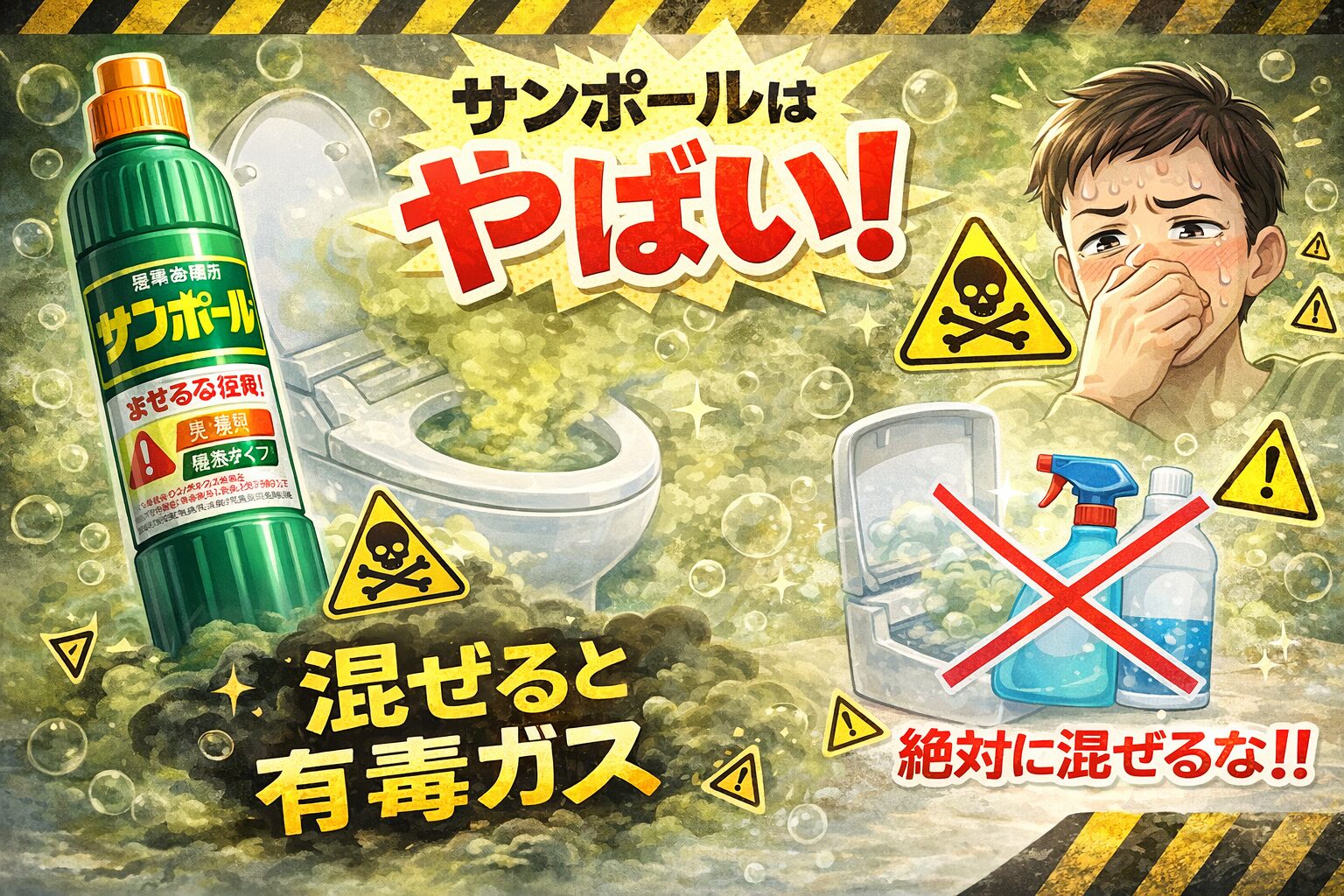 サンポールやばい