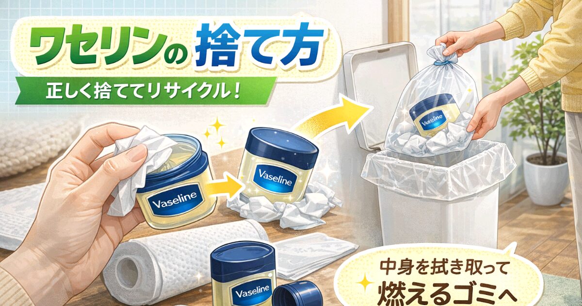 ワセリンの捨て方